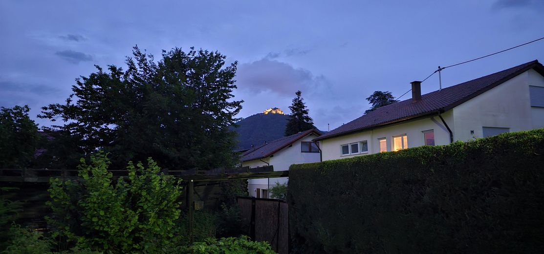 Blick auf Hohen Neuffen