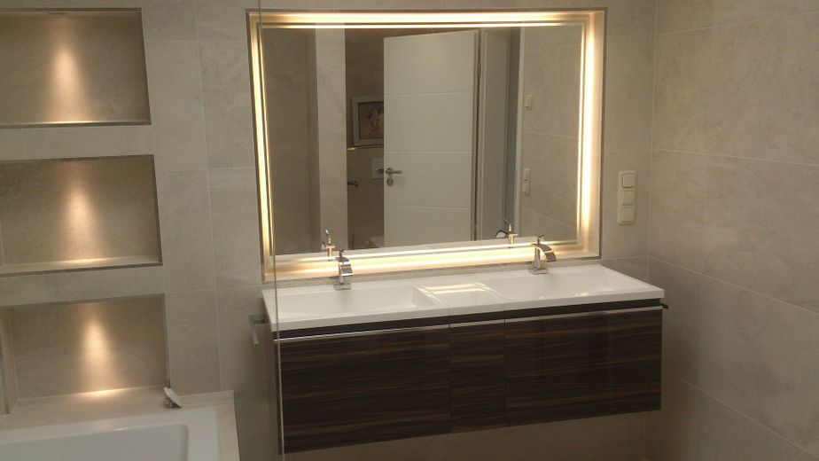 Ático con bienestar en 320 m² – Hauptbad