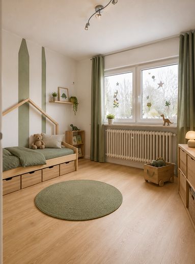 Großzügiges Reihenhaus frisch renoviert – sofort bezugsfrei - ohne Provision! – Kinderzimmer OG