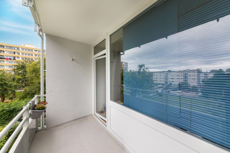 renovierte Südbalkone