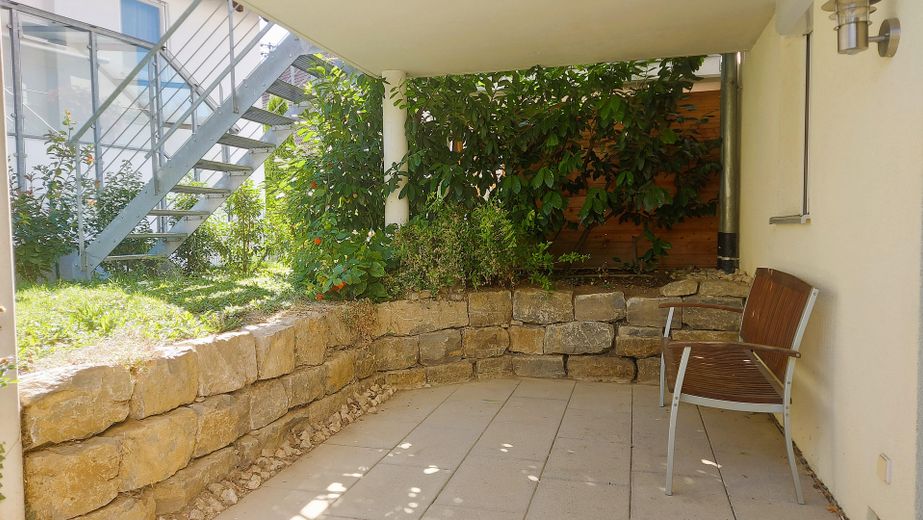 Terrasse im UG