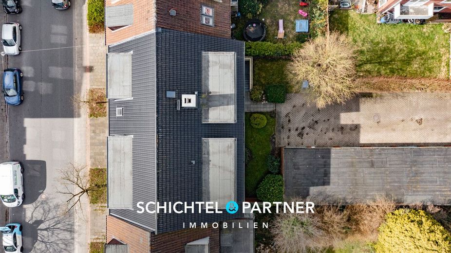 Lehe | Gepflegte 2-Zimmer-Wohnung mit Balkon in guter Lage &amp; Anbindung – S&amp;P | Luftansicht