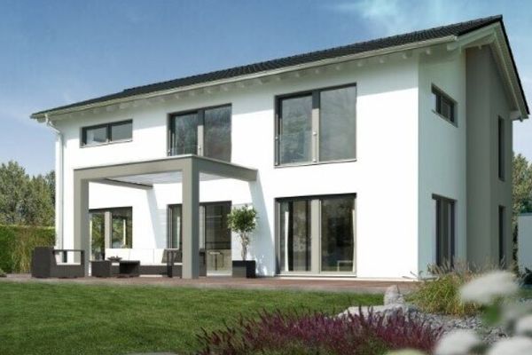 Classica e moderna allo stesso tempo - casa unifamiliare a due piani