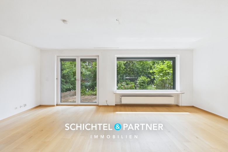 Lehe | Ruhig gelegenes Reihenendhaus mit Südterrasse und Privatsphäre – Wohnzimmer
