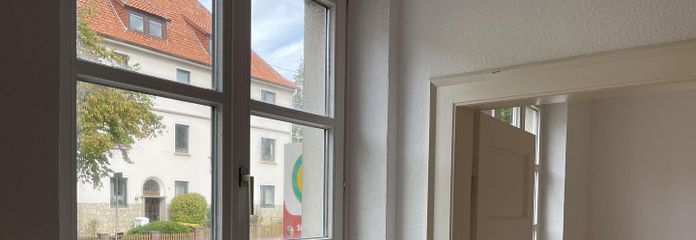 Helle Wohnung 15-03 in der Nähe der Uni – Fenster Schlafzimmer