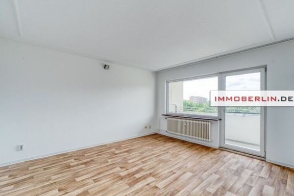 IMMOBERLIN.DE - Gepflegte Wohnung mit Westloggia & Tiefgaragenplatz in Ruhelage