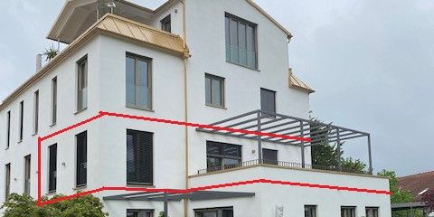 Bestlage Traunstein! Exklusive 2 Zimmer-Wohnung mit großer Dachterrasse, Neubau