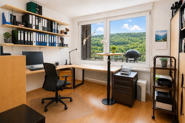 Fast wie im Penthouse - 3 Zi Wohnung + Stellplatz TG u. Wallbox. – Schlafen