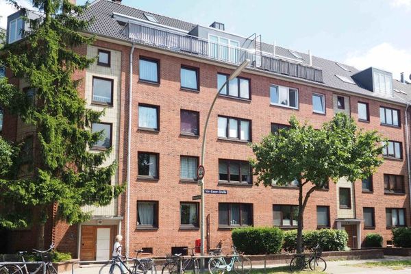 Barmbek-Süd - vermietete Wohnung zur Kapitalanlage 1.OG, 3 Zi., Balkon