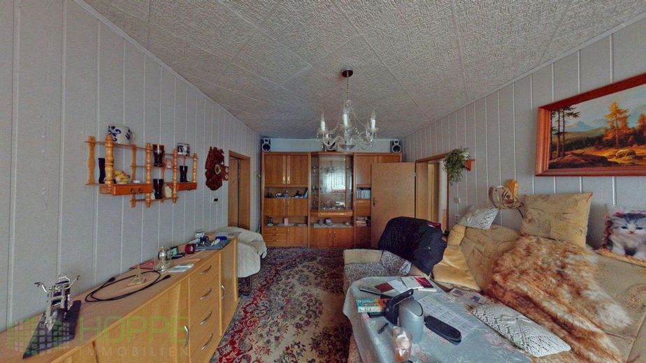 Sernow - Handwerkerobjekt auf schönem Grundstück – Wohnzimmer Bild 2