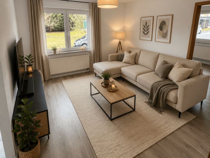 ***Atractivo apartamento de 3 habitaciones en un entorno residencial tranquilo de Auerbach*** – Foto 1