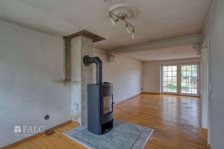 Zusammen leben - getrennt wohnen: Bauernhaus mit zwei Wohneinheiten – WE I Wohnzimmer II