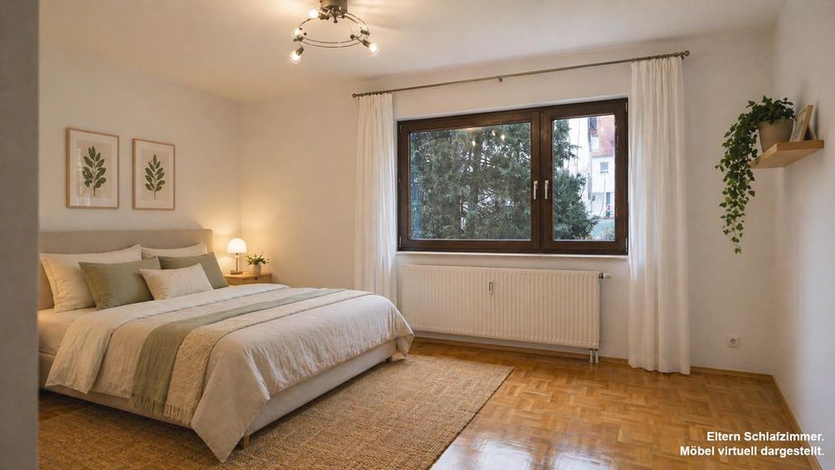 Accogliente abitazione di proprietà a Reutlingen: appartamento al piano terra di 3 locali con terrazza – Zimmer 2
