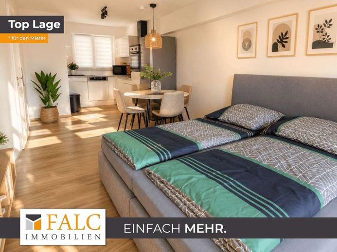 Logement temporaire – Appartement entièrement meublé avec terrasse et accès au jardin – Photo 1