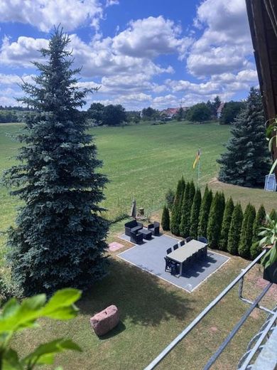 Blick i.d. Gemeinschaftsgarten