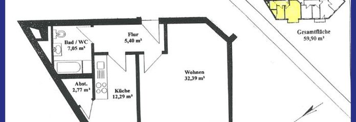 Großzügige Einraumwohnung