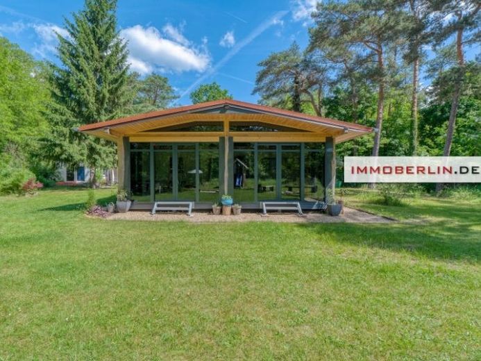 IMMOBERLIN.DE - بنغل مع مبنى ملحق على أرض جميلة طبيعية باتجاه الجنوب – الصورة 1