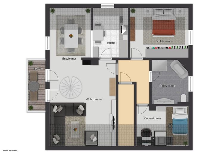 Exklusives Zweifamilienhaus mit Einliegerwohnung in begehrter Lage – Obergeschoss