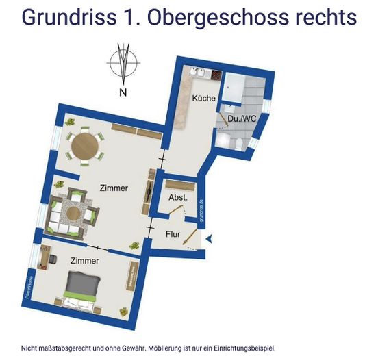 Appartement de 2 pièces rénové et éventuellement meublé – Photo 8