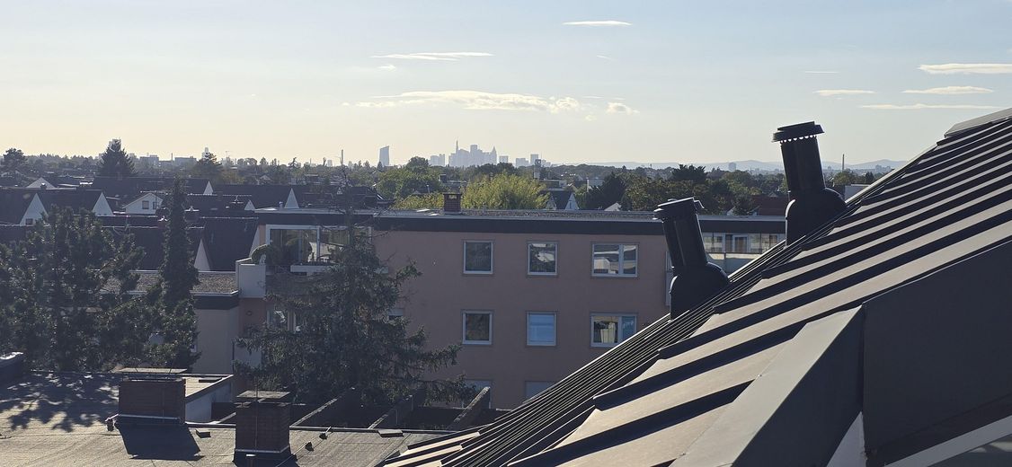 City Frankfurt Loggia Blick 