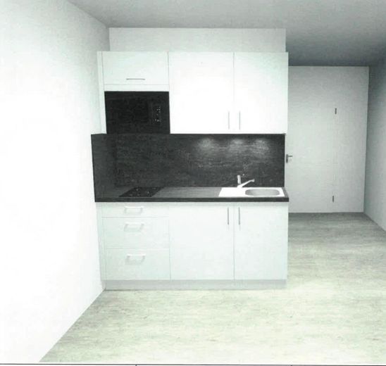 New-build 1-room apartment for rent – Einbauküche