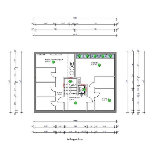 Modernes Wohnen in Nottuln/Appelhülsen - Neubau-/ Sanierungsprojekt - Dachgeschoss - Nr.5 – Haus 17a Kellergeschoss
