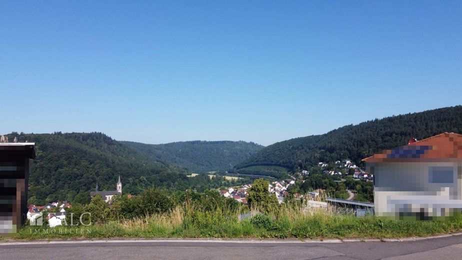 Sonniges Hanggrundstück mit traumhafter Aussicht – Außenansicht