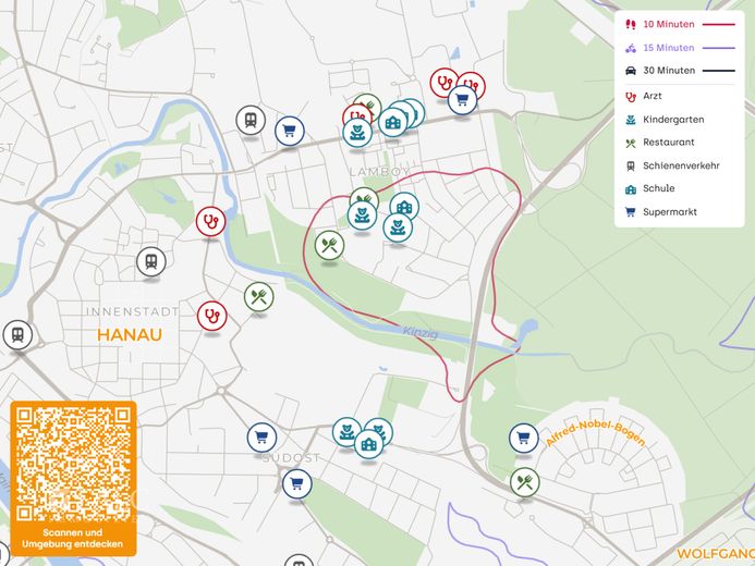 Über den Dächern von...... – Lageplan