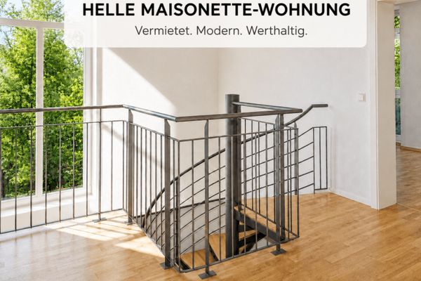 Attraktive Investmentchance: Vermietete Maisonette-Wohnung