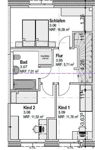 Neubau-Erstbezug: 5 Zimmer Reihenhaus, 110 m², Garten, Terrasse, Wallbox in Neumünster-Gadeland – Reihenmittelhaus Nummer 59b