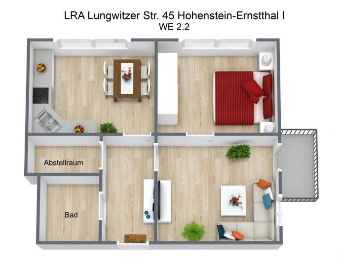 Sanierte 2-Raumwohnung mit Balkon – फोटो 1