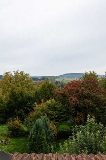 Ausblick aus dem Badezimmer