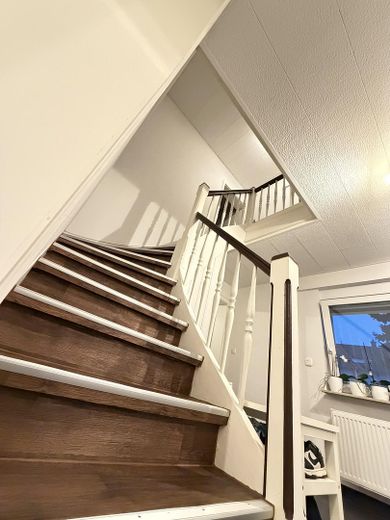 1–2 Familienhaus mit ca.300 m² Wfl.auf großzügigem 1.050-m²-Grundstück–ideal für Wohnen und Arbeiten – Treppenhaus EG
