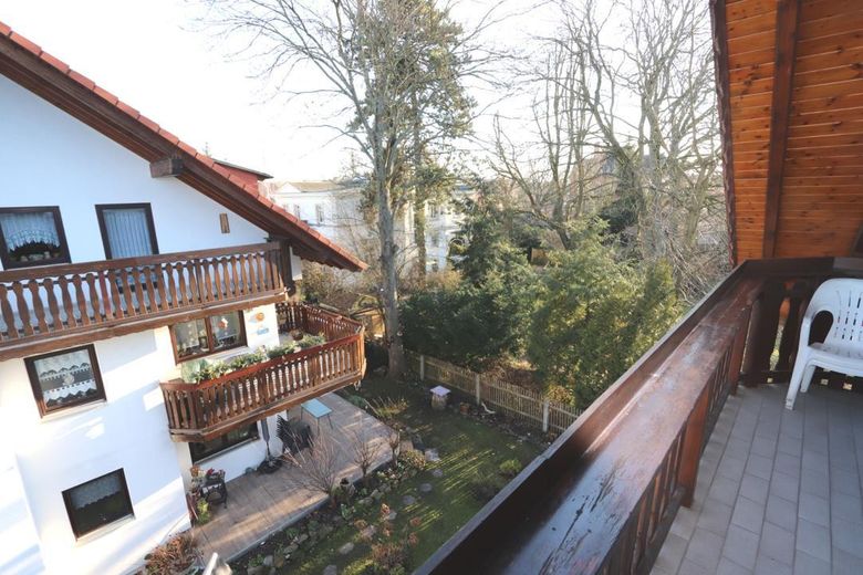 Blick vom Balkon
