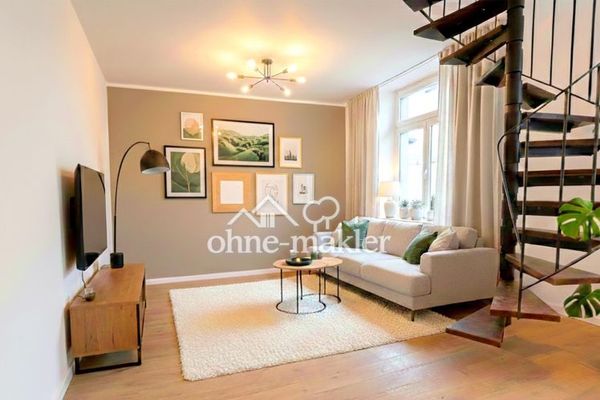 Ohne Makler! Sanierte 2,5-Zimmer-Maisonette Wuppertal Barmen