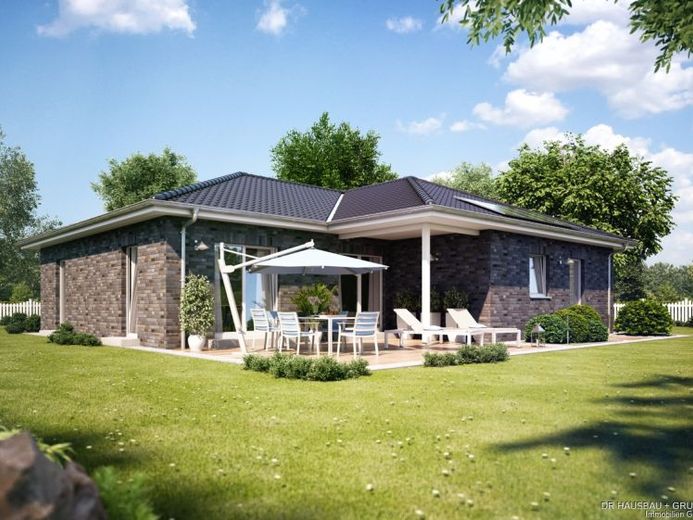 Moderner Winkelbungalow auf ca. 1.050 m² Sonnengrundstück in begehrter Feldrandlage von Elmenhorst – Foto 1