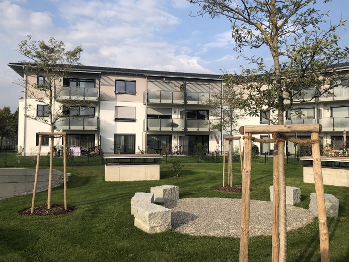 Appartement exclusif de 2 pièces au rez-de-chaussée avec grande terrasse orientée sud-ouest & jardin – écoénergétique à Buchloe – Photo 3
