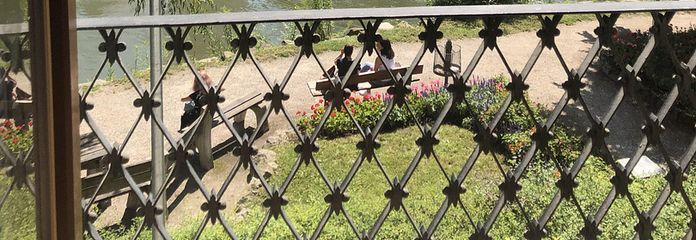 Ausblick vom Schlafzimmer