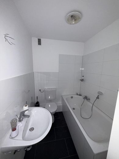 appartamento ristrutturato di 3 locali con balcone e ottimi collegamenti con i trasporti pubblici – Badezimmer