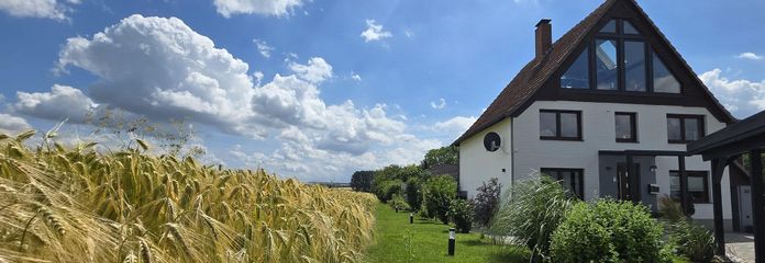 Притулок і симбіоз на Зостській бьорде. За садом — лише простір.