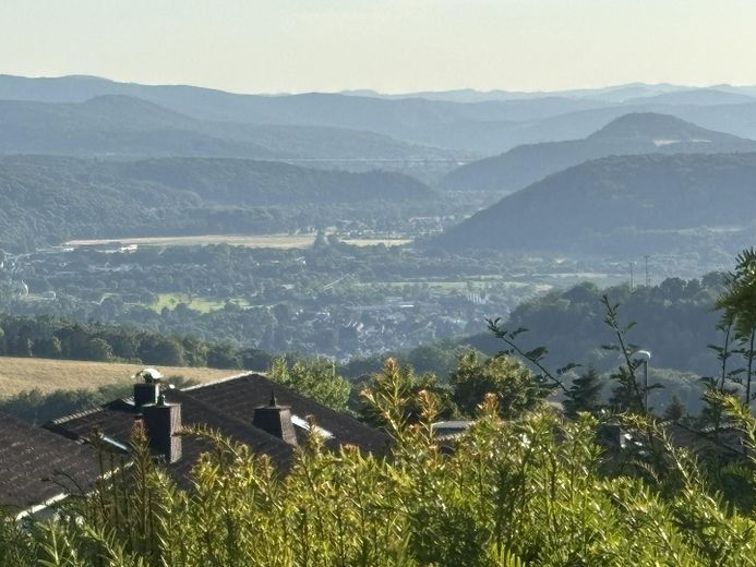 freistehendes Einfamilienhaus mit großen Grundstück und Ausbaupotential – Blick übers Rheintal