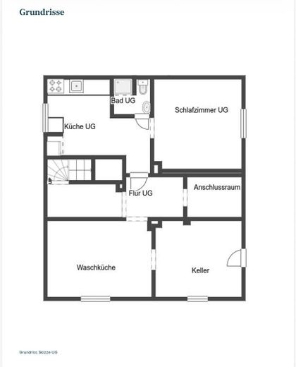 Wohnhaus mit mehreren möglichen Wohneinheiten und separatem Nebengebäude auf ca. 1110 m2 Grundstück – Keller 