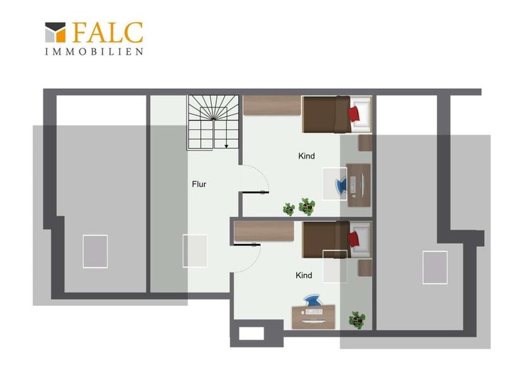 Maisonette-Wohnung in zentraler Lage von Ahaus – Grundriss OG