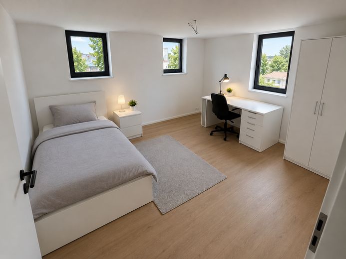Moderne WG-Zimmer für Studenten in Ingolstadt-Mailing | Möbliert | WLAN | All-inclusive | – फोटो 1