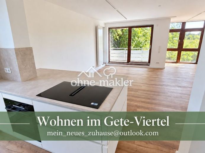Stilvoll kernsaniert – helle Maisonettewhg m. neuer EBK, Balkon & Terrasse im begehrten Geteviertel – Foto 1