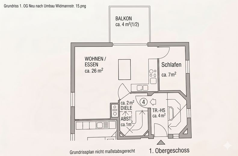Grundriss 1. OG