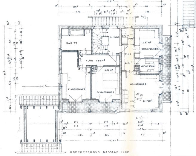 Großes Haus/Mehrgenerationenhaus in Huglfing von privat – 1. OG