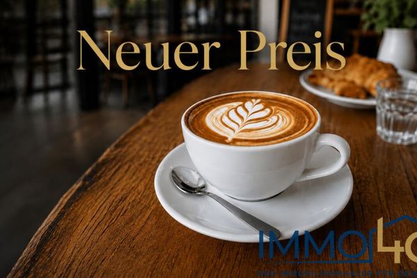 Successful café location in a lively environment with high visibility and loyal customers