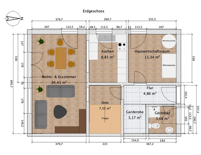 Grundriss Erdgeschoss