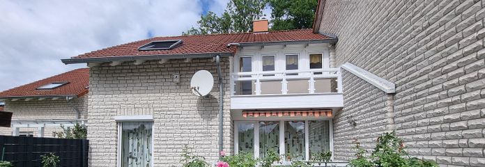 Maison mitoyenne centrale bien entretenue à Gifhorn Süd – Eingang_Terrasse